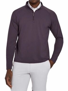Holderness & Bourne The Stuart Quarter-Zip: Pacific Blue LIKE NEW!